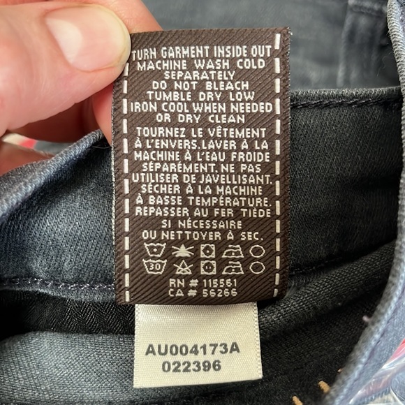 7 For All Mankind⎮The Skinny⎮W28 L31⎮Grey⎮EUC - Picture 10 of 15